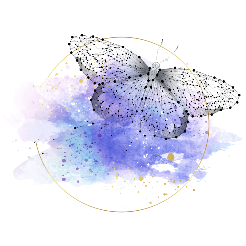 Aflombra vinílica animales Mariposa de ensueño - TenVinilo