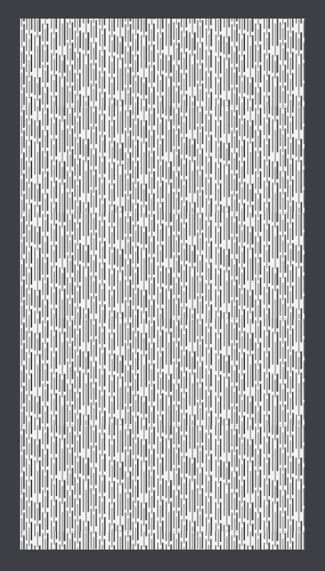 Alfombra vinilo cocina Cuerdas gris oscuro - TenVinilo