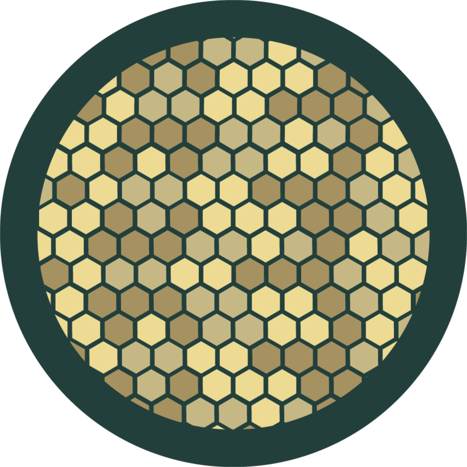 Alfombra vinílica geométrica panal geométrico - TenVinilo