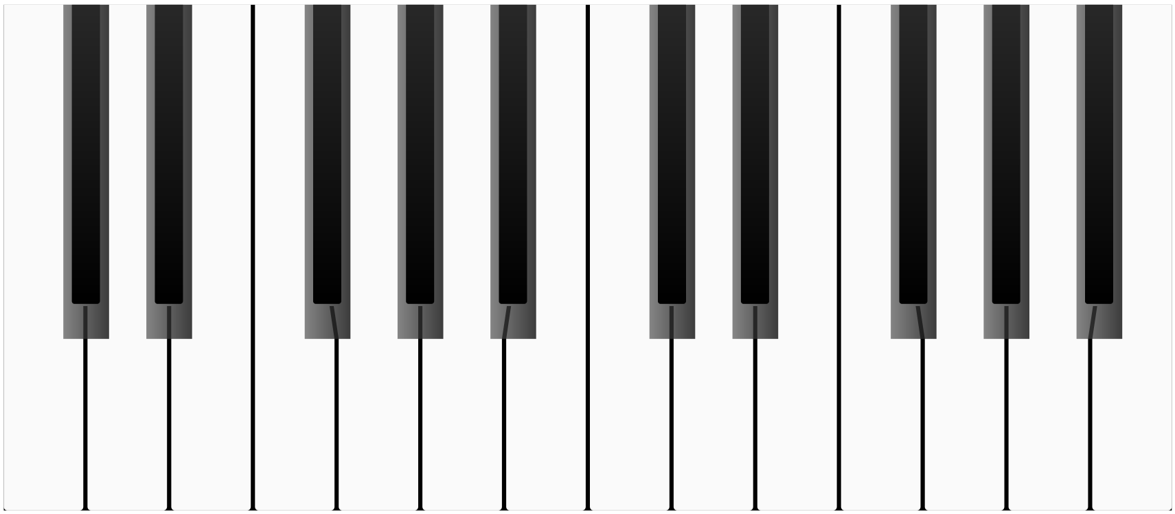 Alfombras vinílicas modernas Piano grande - TenVinilo