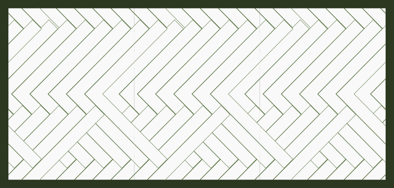 Alfombra vinílica mosaico azulejos blancos abstractos - TenVinilo