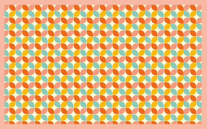 Alfombra vinílica geométrica hexágonos geométricos - TenVinilo