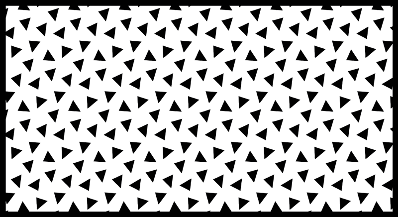 Alfombra vinílica geométrica celosía triangular - TenVinilo