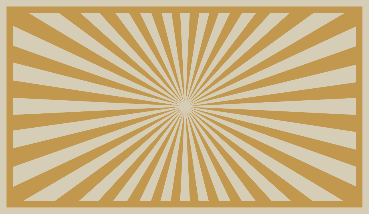 Alfombra vinílica geométrica patrón de explosión radiante - TenVinilo