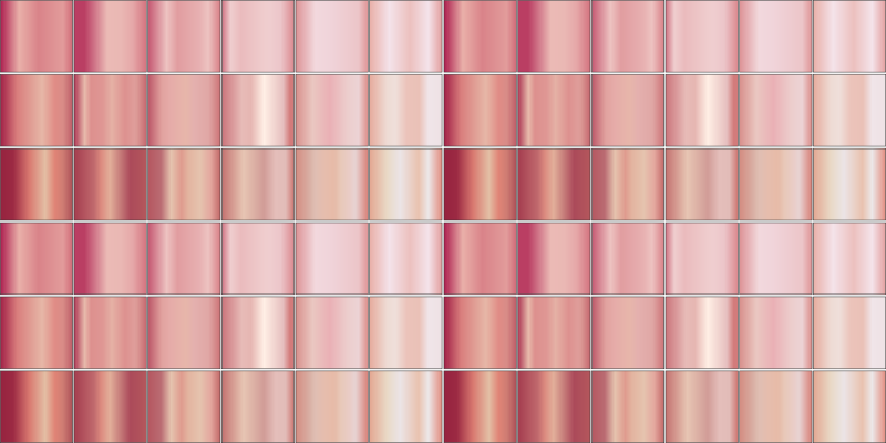 Alfombra vinílica hidráulica patrón de mosaico rosa - TenVinilo