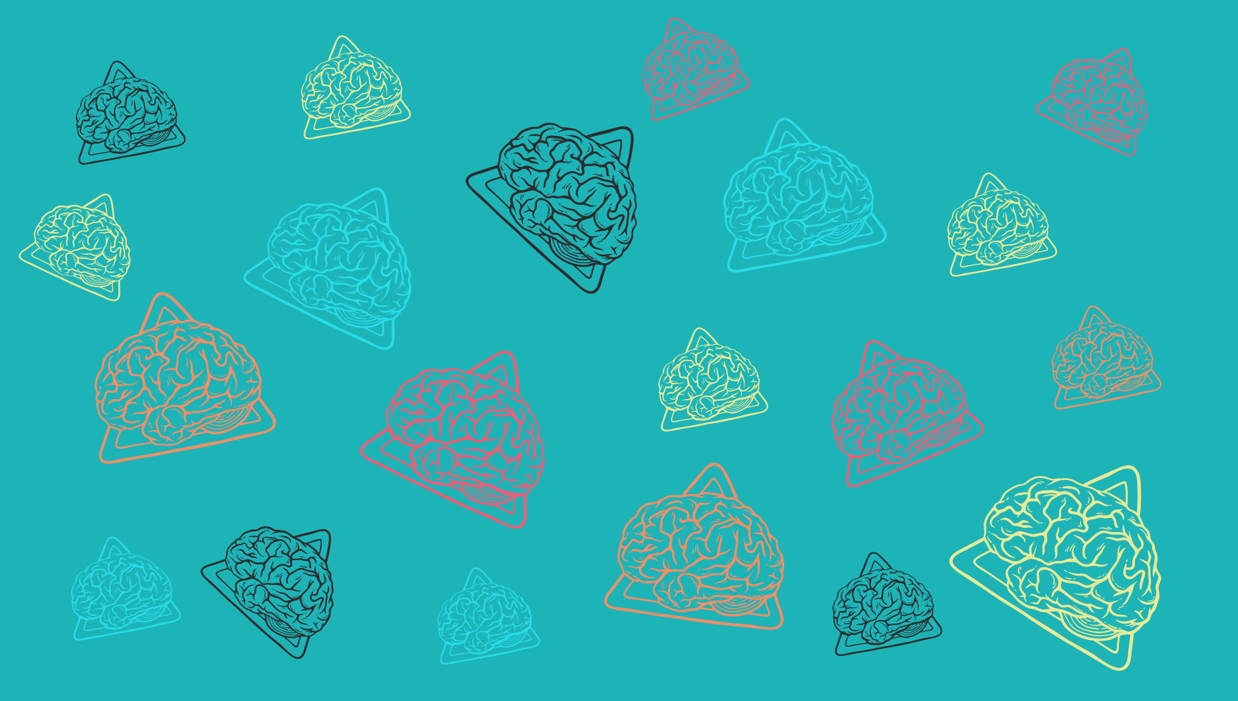 Alfombra vinílica infantil patrones cerebrales abstractos - TenVinilo