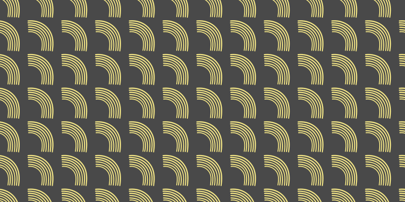 Alfombra vinílica rayas patrones de arco geométrico - TenVinilo