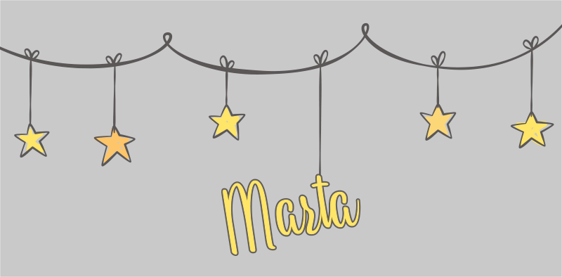 Alfombra vinílica personalizable estrellado personalizado - TenVinilo