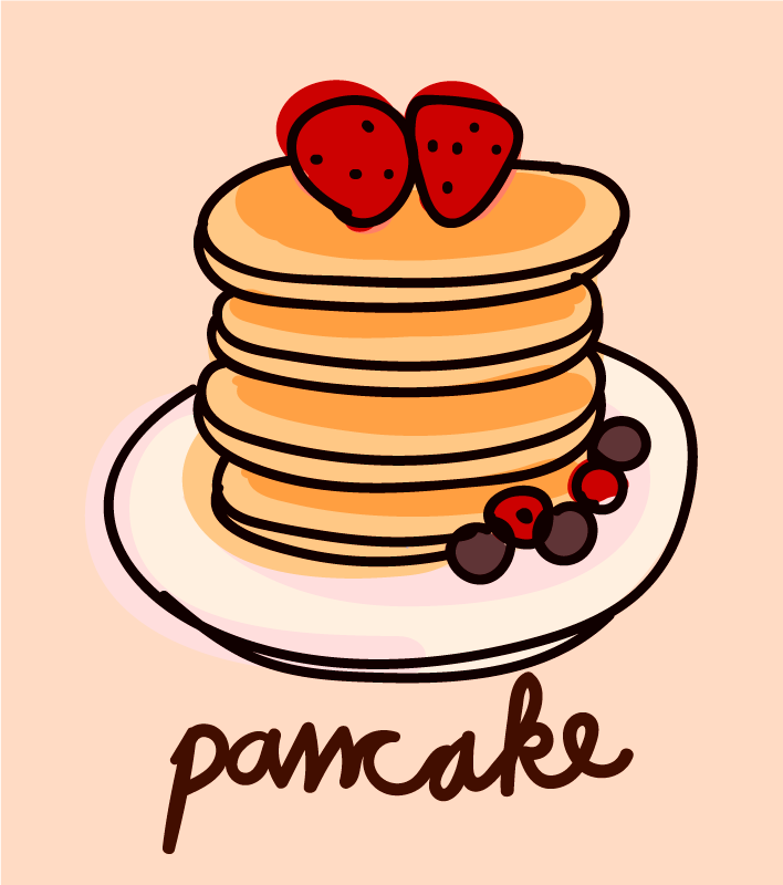 Alfombra vinílica cocina deliciosos panqueques - TenVinilo