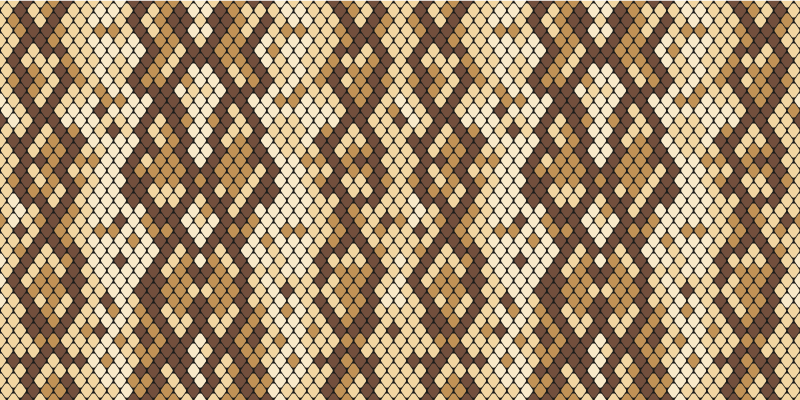 Alfombra vinílica animal print Estampado de piel de serpiente - TenVinilo