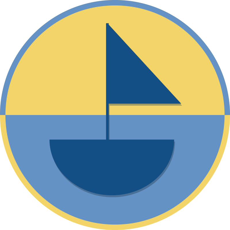 Alfombra vinílica geométrica motivo geométrico de velero - TenVinilo