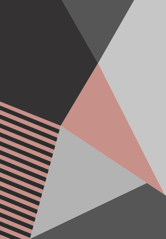 Alfombra de vinilo geométrica Azulejo moderno geométrico rosa y g - TenVinilo