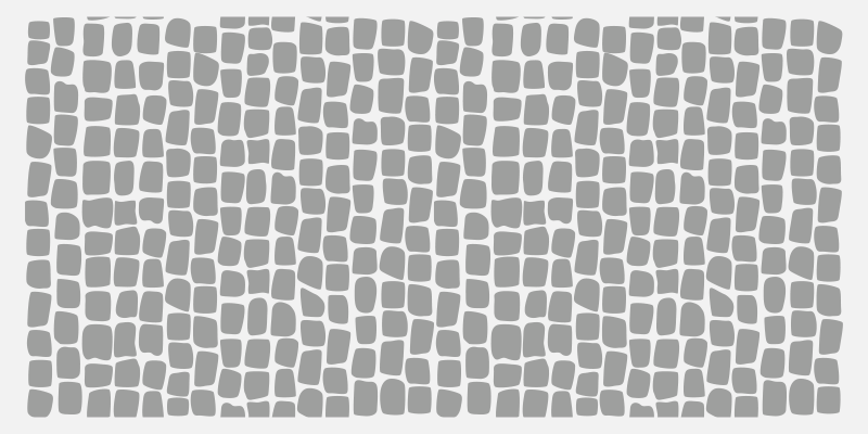 Alfombra vinílica hidráulica celosía monocromática - TenVinilo