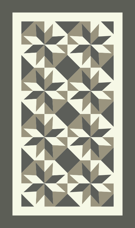 Alfombras de vinilo de azulejos Estrellas de beija - TenVinilo