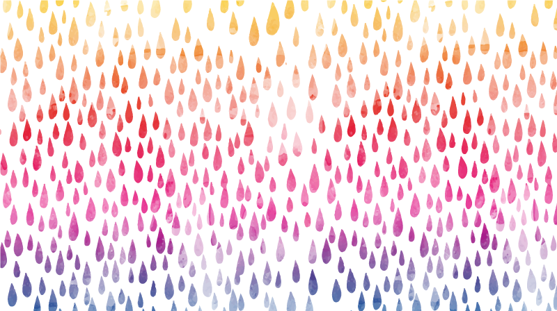 Alfombra vinilo mosaico Gotas de colores - TenVinilo