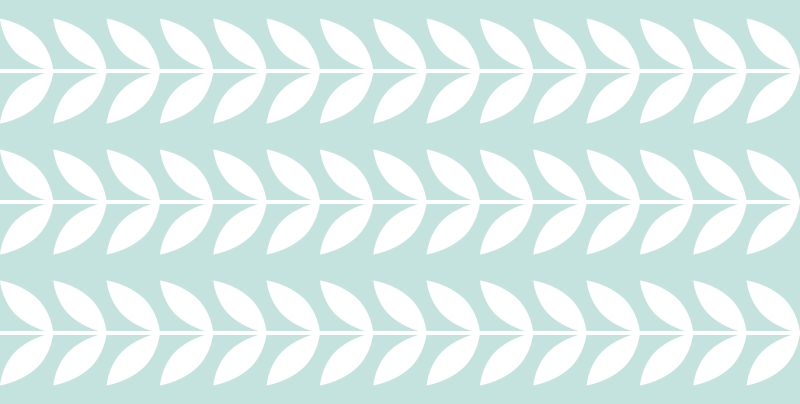 Alfombra vinílica naturaleza patrón de hojas verdes - TenVinilo