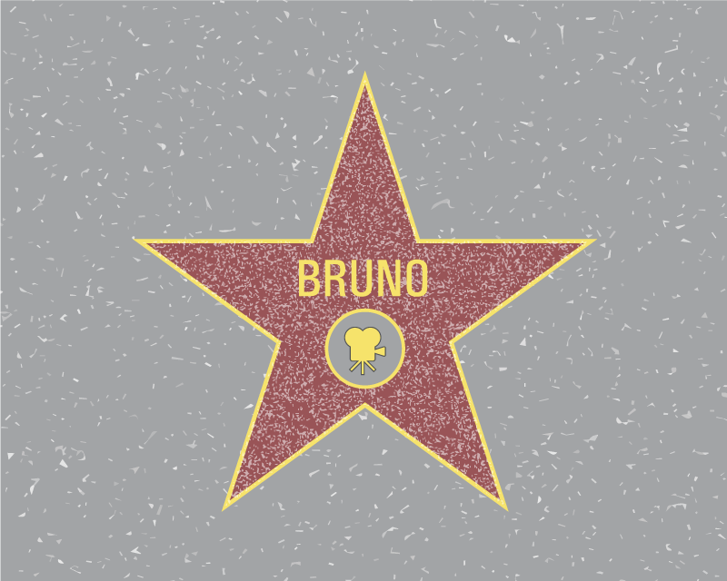 Alfombra vinílica personalizable reconocimiento de estrellas - TenVinilo