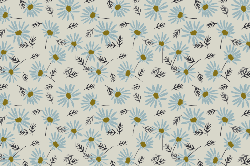 Alfombra vinílica salón frescura floral - TenVinilo