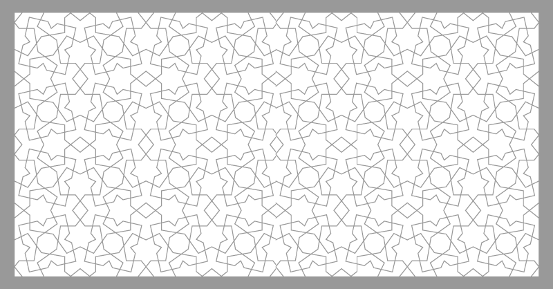 Alfombra vinílica mosaico motivos geométricos sofisticados - TenVinilo