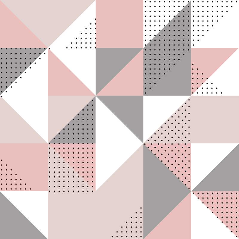 Alfombra vinílica geométrica segmentos de color triangulares - TenVinilo