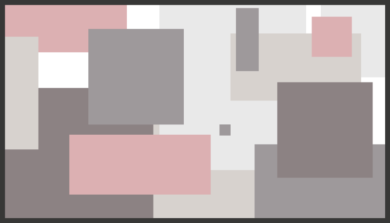 Alfombra vinilo salón nórdica cuadrados sobrios - TenVinilo