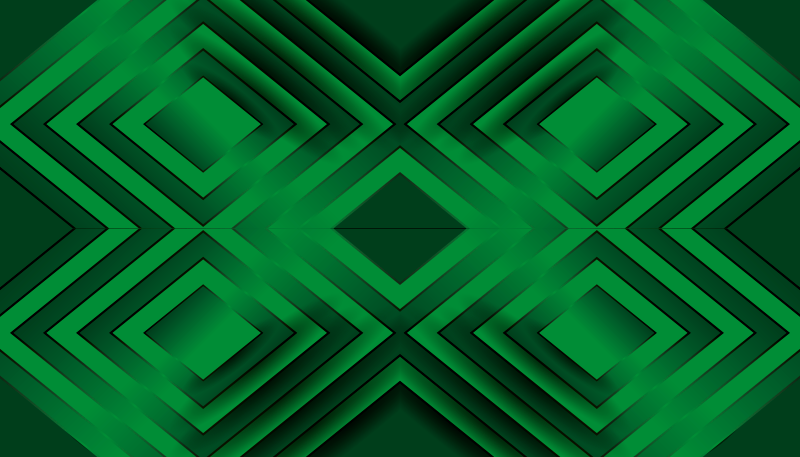 Alfombra vinilo mosaico en verde y negro - TenVinilo