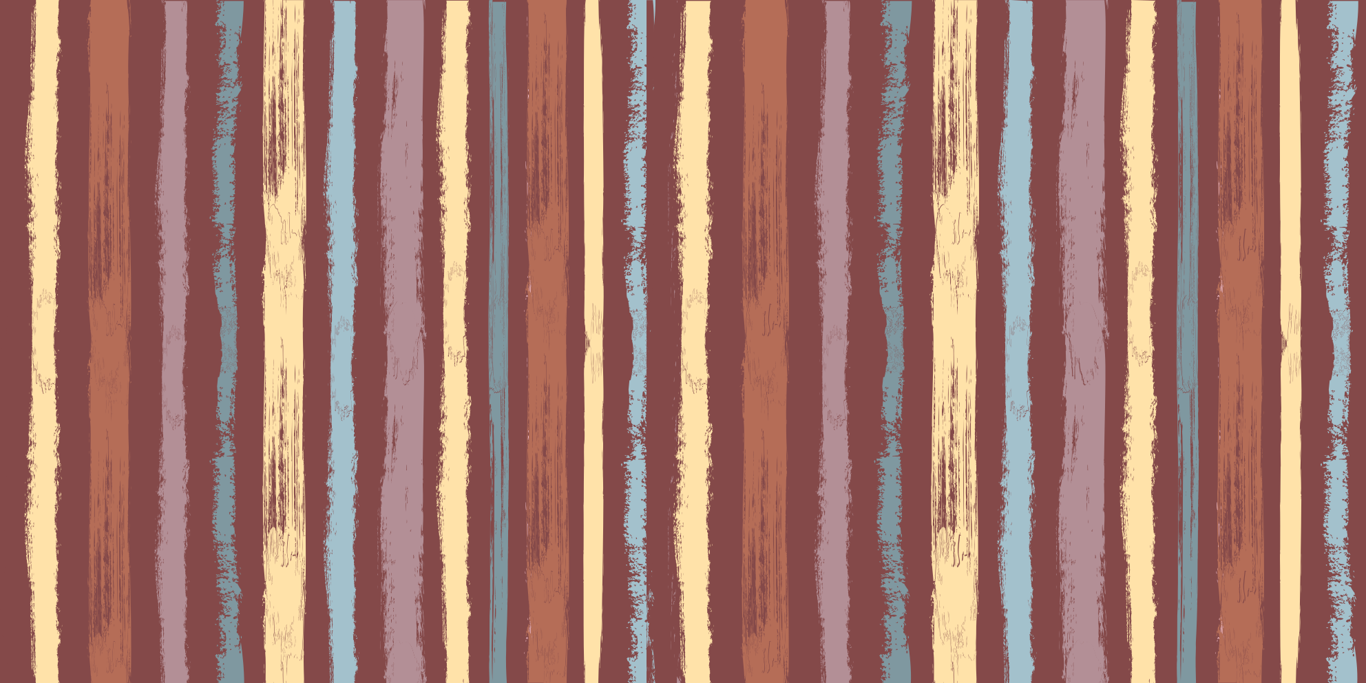 Alfombra vinílica rayas efecto de tela pintada a mano - TenVinilo