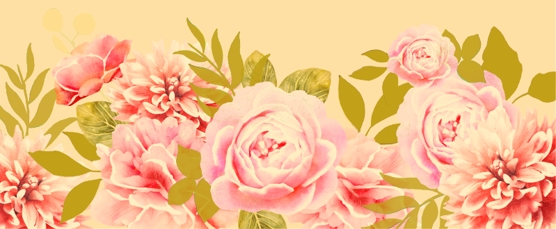 Alfombra vinílica dormitorio Patrón de rosas vintage - TenVinilo