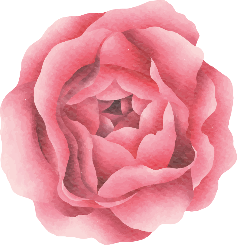 Alfombra vinílica flores flor rosa ruborizada - TenVinilo