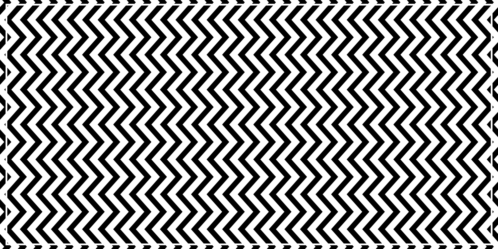 Alfombra vinílica geométrica chevron blanco y negro - TenVinilo