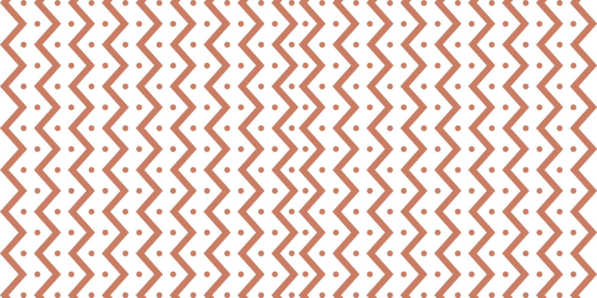 Alfombra vinílica geométrica zigzag y puntos - TenVinilo