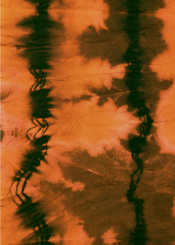 Alfombra vinílica imitación teñido anudado colorido - TenVinilo