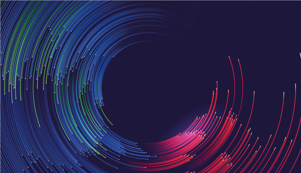 Alfombra vinílica moderna ondas de color arremolinadas - TenVinilo