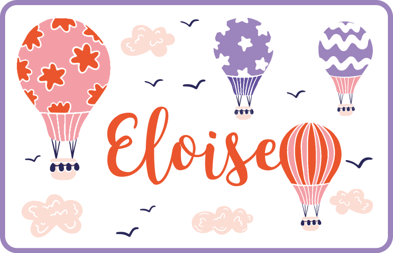 Alfombra vinílica personalizable aire caliente vibrante - TenVinilo