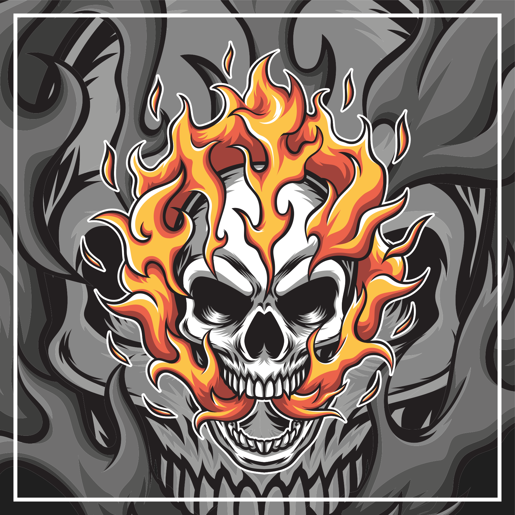 Alfombras vinílicas modernas Estilo de dibujos animados de bander - TenVinilo