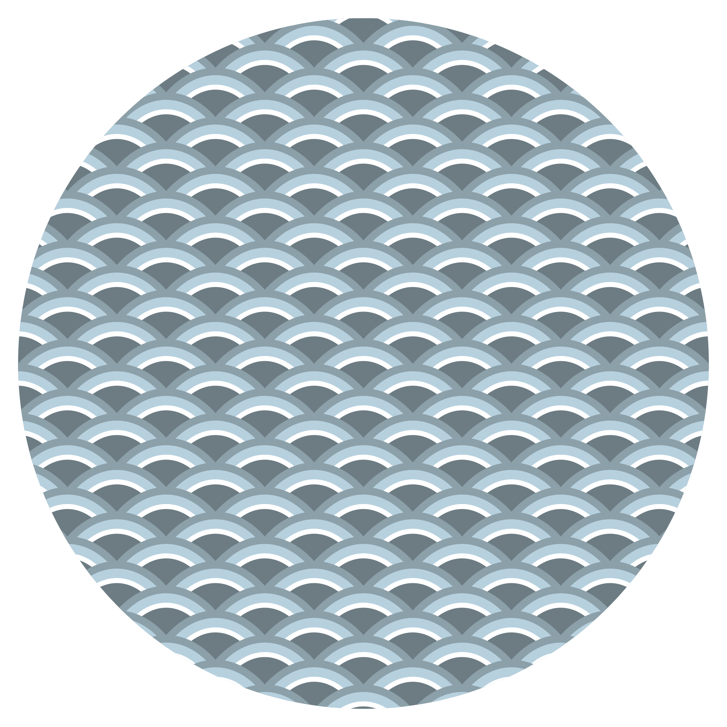 Alfombra vinilo redonda Patrón de piel de serpiente azul - TenVinilo