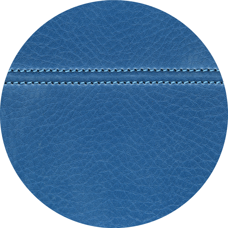 Alfombra vinílica imitación efecto cuero azul - TenVinilo
