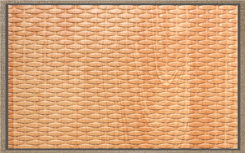 Alfombra vinílica textura Imitación clásica de fibra natural con  - TenVinilo
