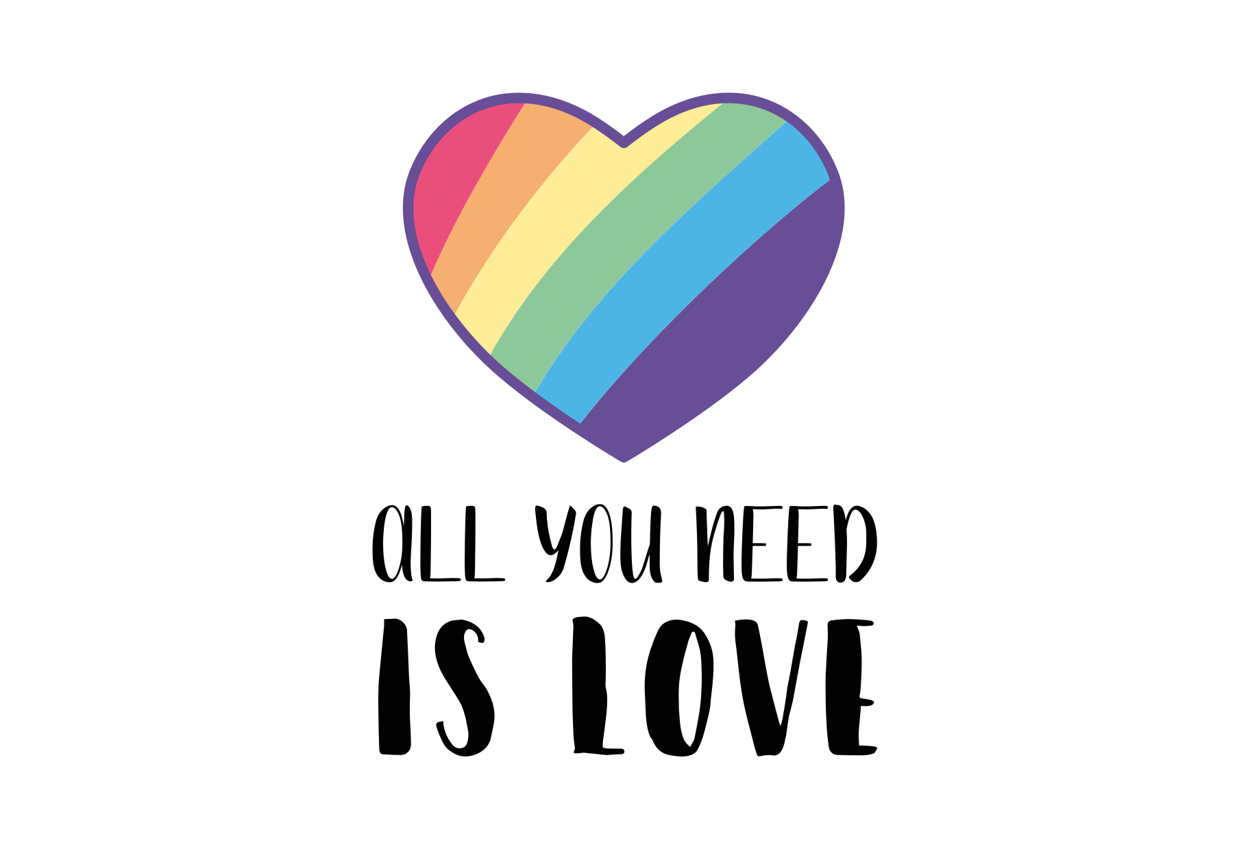 Alfombra vinílica salón Símbolo social de amor lgbt - TenVinilo
