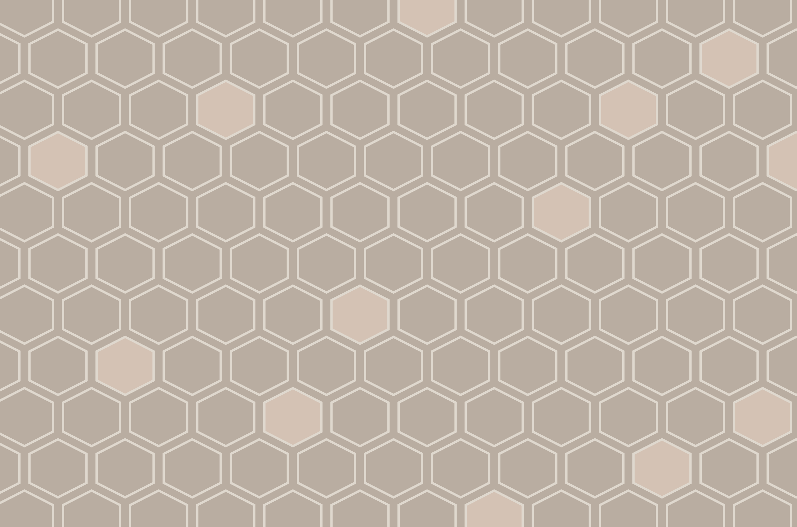 Alfombra vinílica geométrica motivo hexagonal beige - TenVinilo
