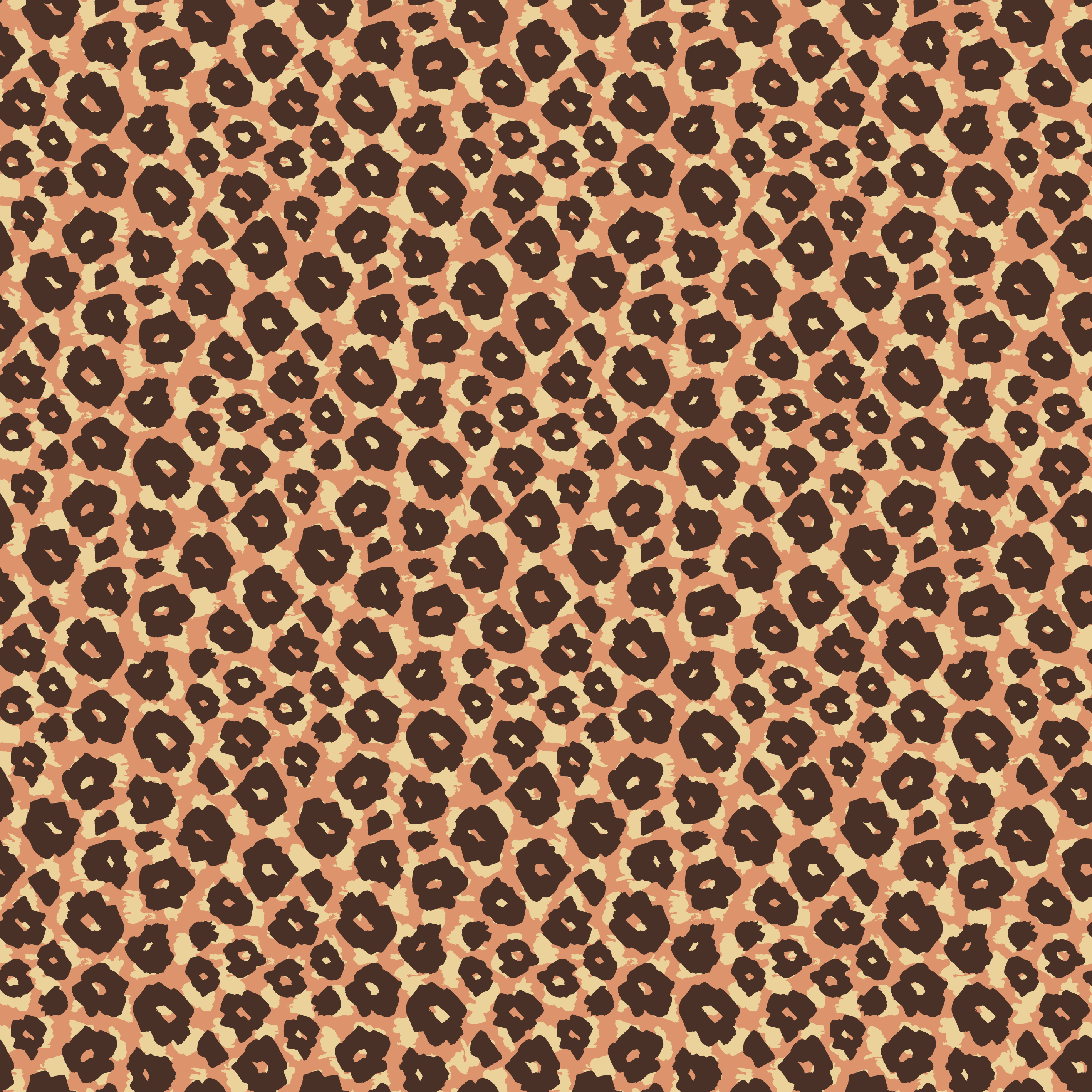 Alfombra vinílica animal print mezcla de leopardo - TenVinilo