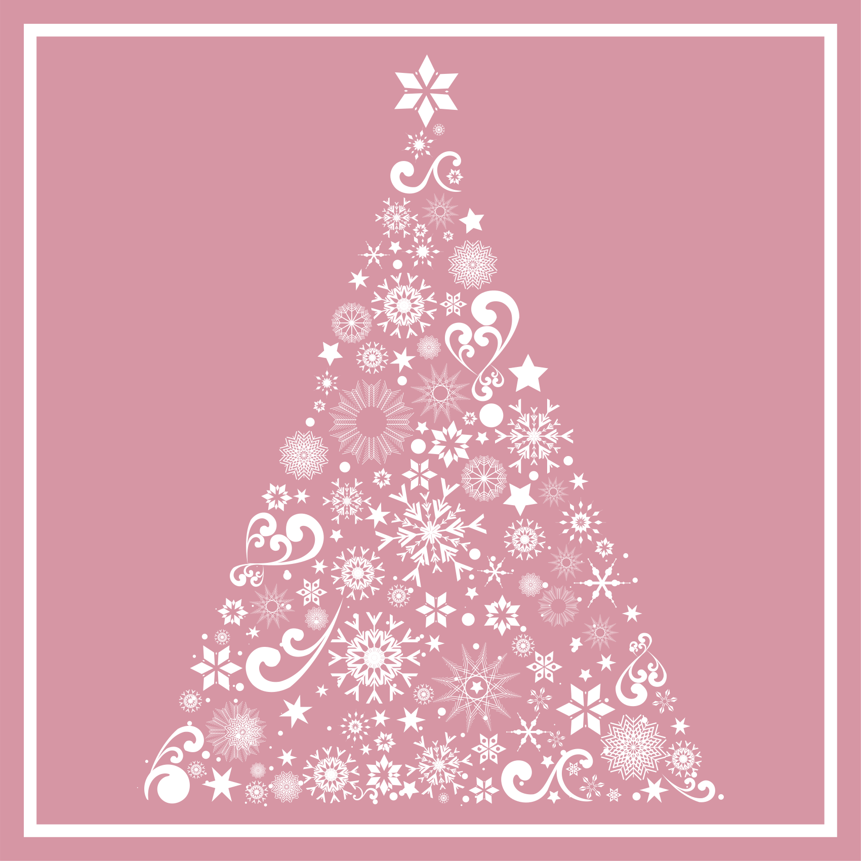 Alfombra vinílica navidad árbol festivo navideño - TenVinilo