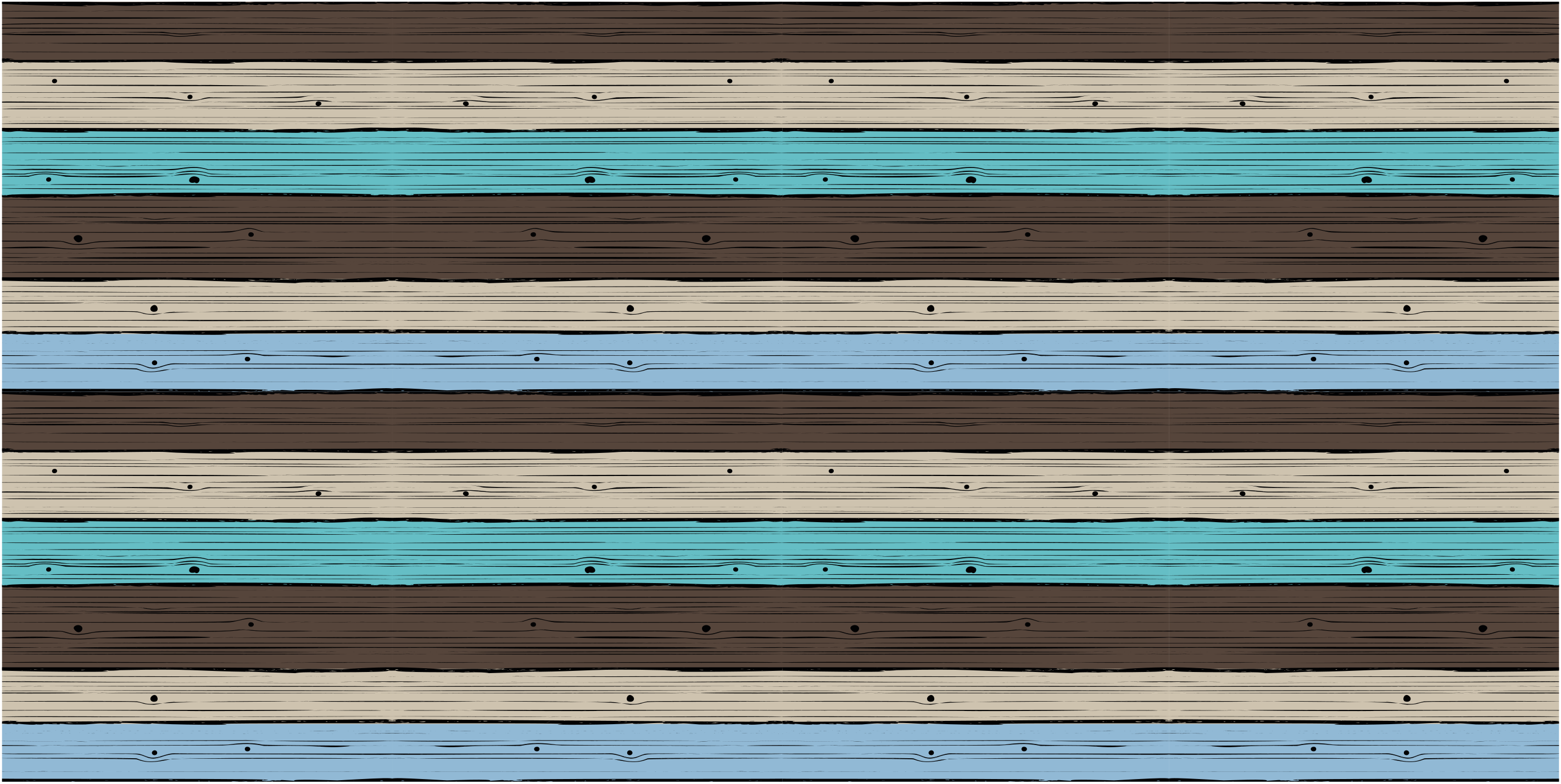 Alfombra vinílica imitación madera rayas azules y marrones - TenVinilo