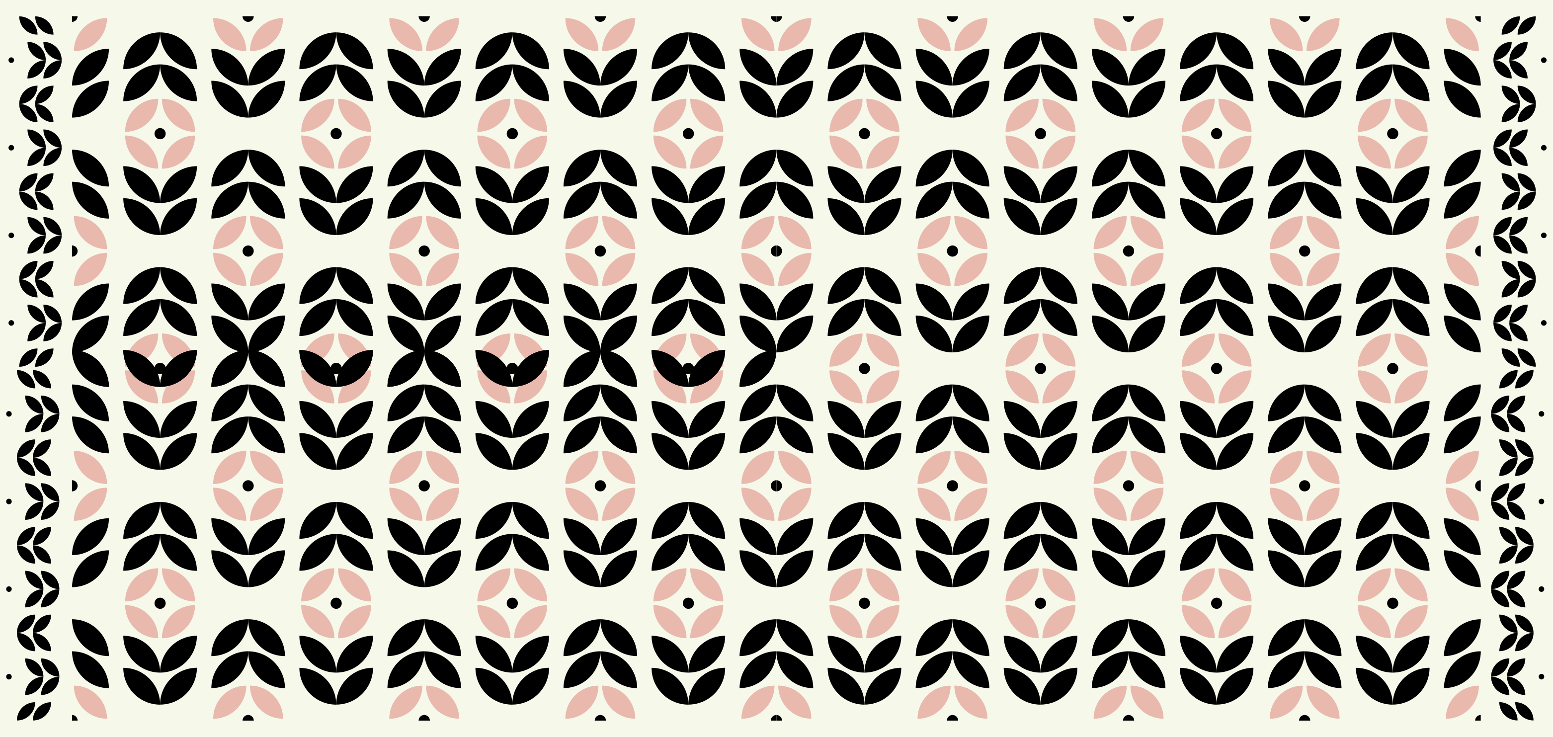 Alfombra vinílica moderna motivo geométrico floral - TenVinilo