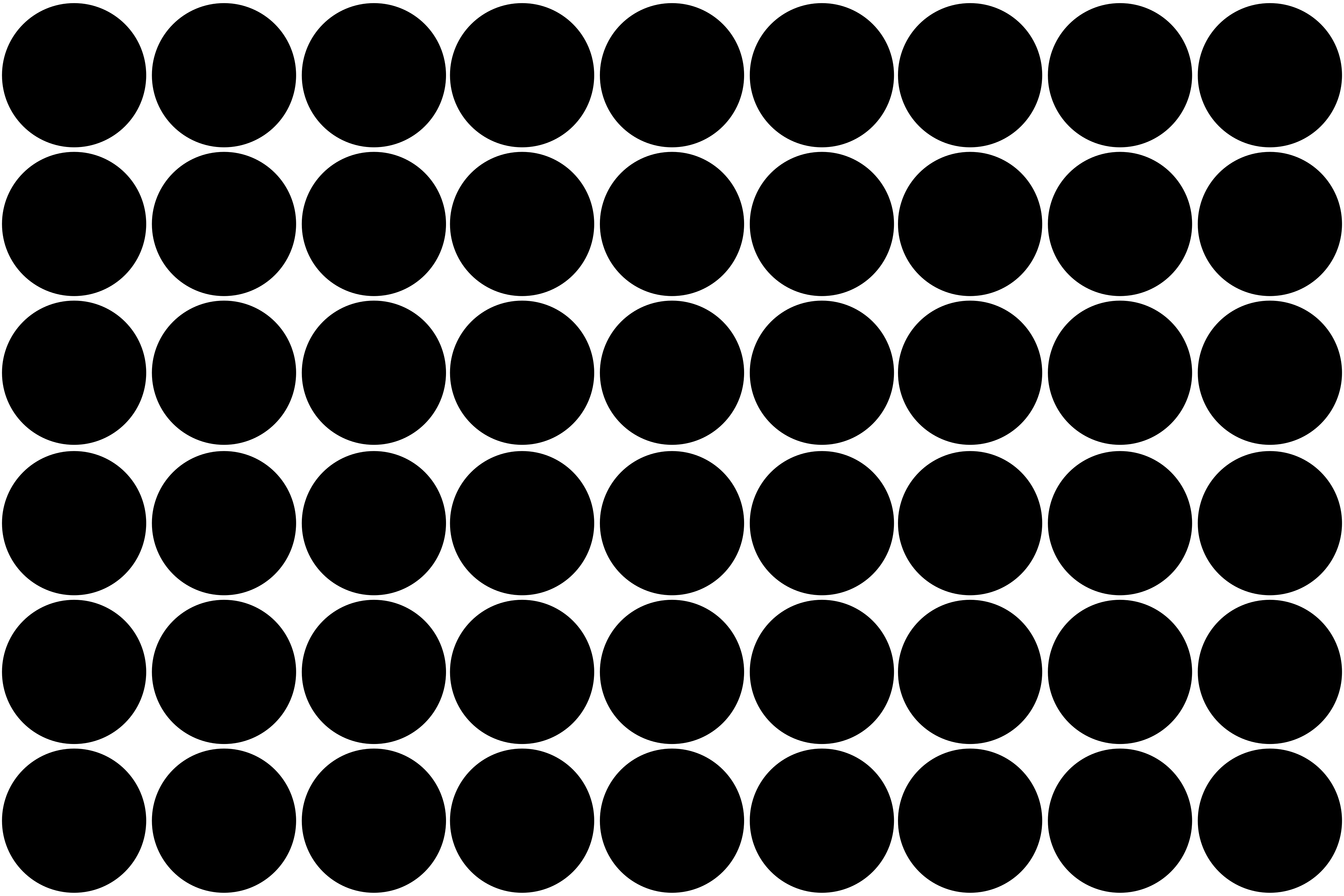 Alfombra de vinilo geométrica Patrón de puntos negros - TenVinilo