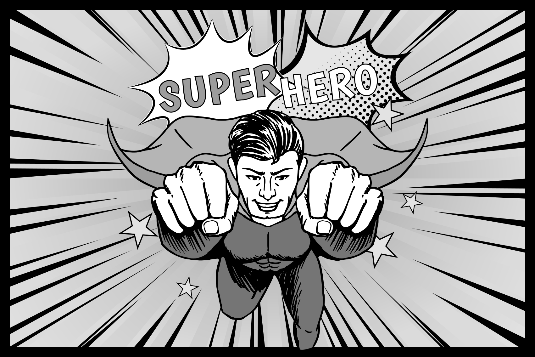 Alfombra vinílica infantil gráfico dinámico de superhéroes - TenVinilo