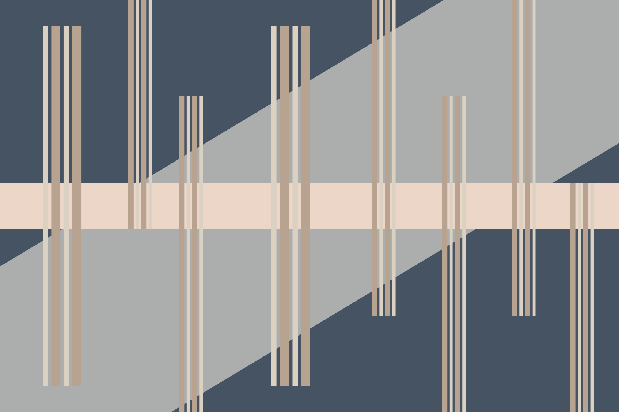 Alfombra vinílica rayas estética rayada - TenVinilo