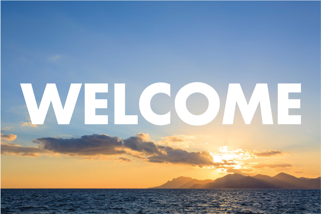 Alfombra vinilo recibidor Paisaje de bienvenida - TenVinilo