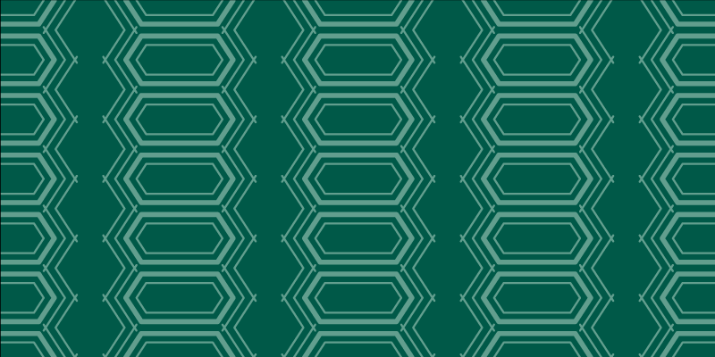 Alfombra vinílica geométrica patrón geométrico esmeralda - TenVinilo