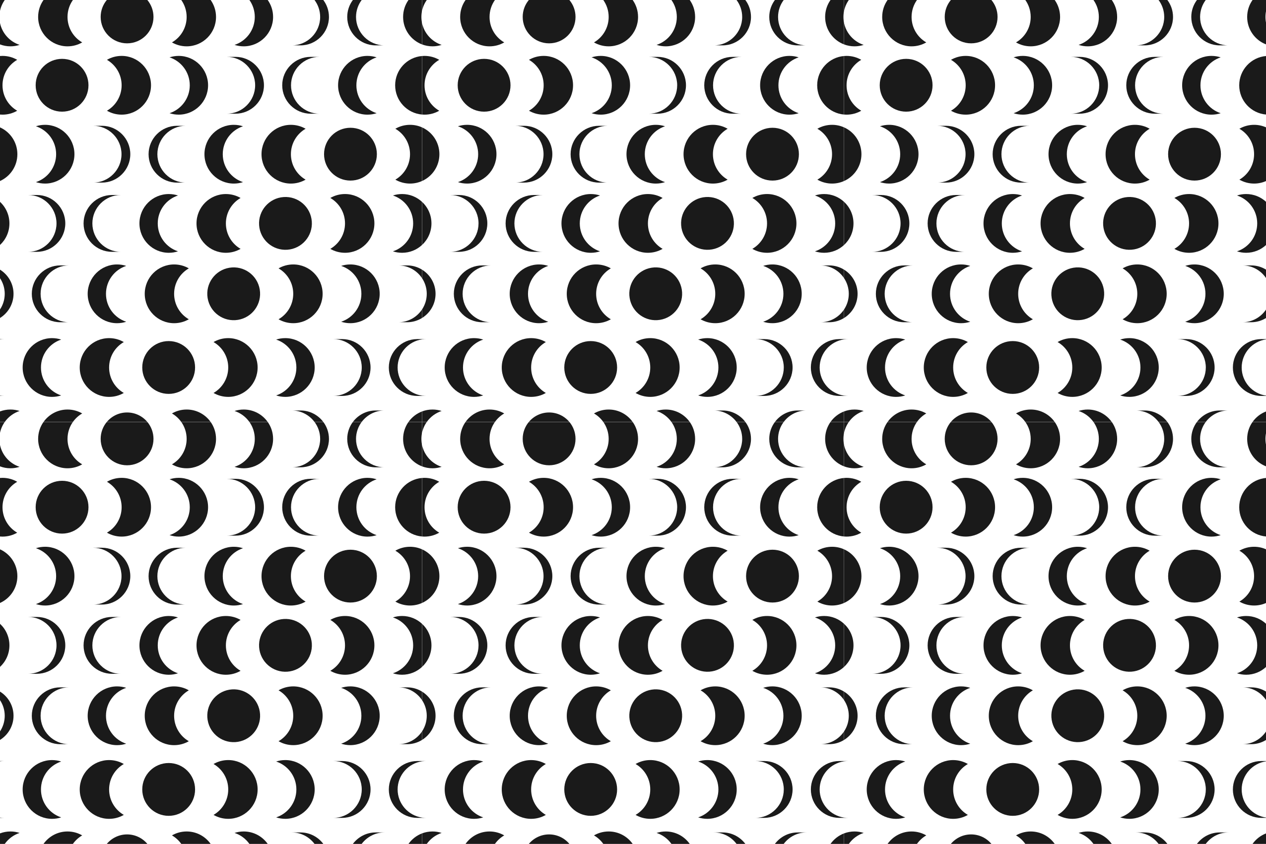 Alfombra vinílica geométrica semicírculos monocromáticos - TenVinilo